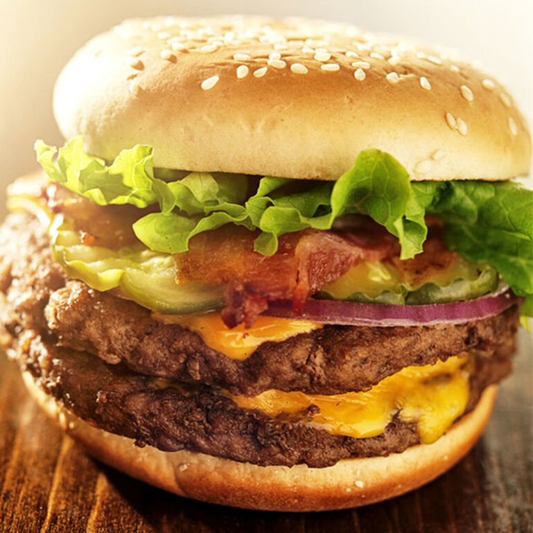 Double Angus Bacon Cheeseburger