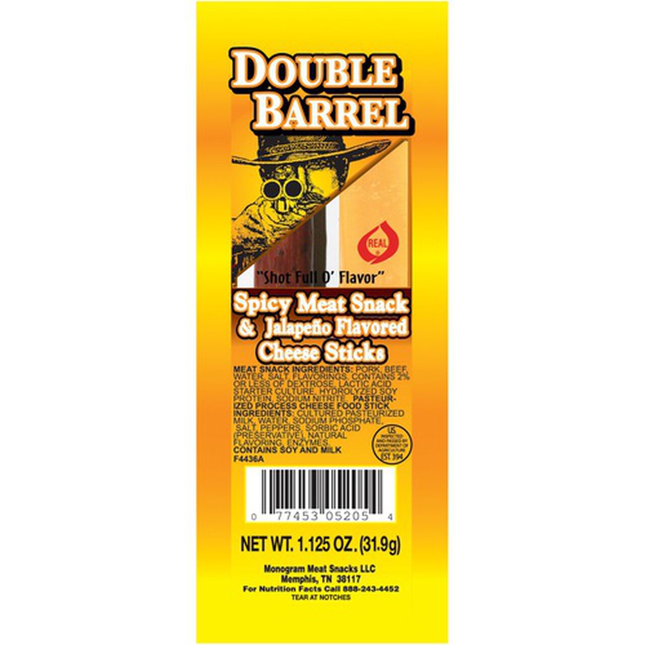 Double Barrel Spicy Meat & Jalapeño Cheese 1 oz image number 0