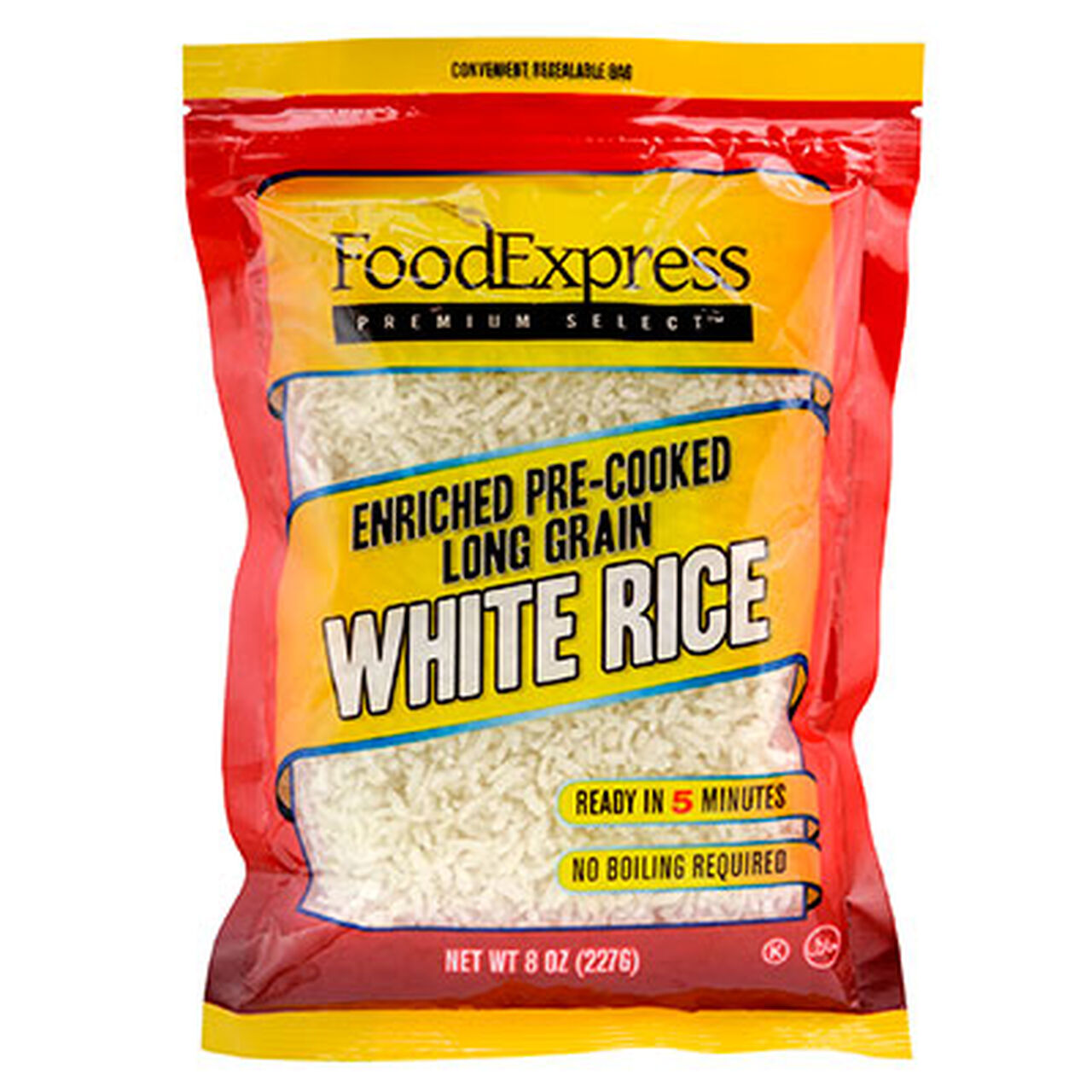 Pre-Cooked Long Grain White Rice Pouch image number 0